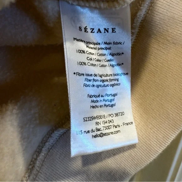 Sezane La Chamade Heart Sweatshirt - Picture 5 of 6